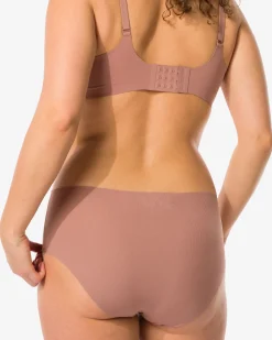 dames tailleslip micro rib ultimate comfort lichtbruin
