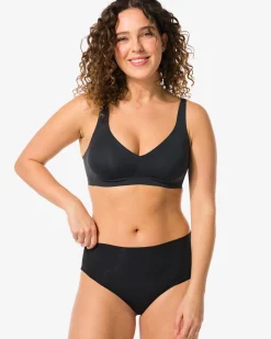 dames tailleslip micro rib ultimate comfort zwart