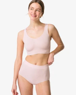 dames tailleslip naadloos micro lichtroze