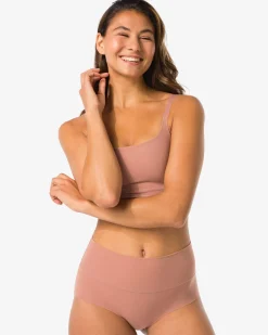 dames tailleslip smoothing lichtbruin