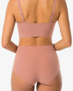dames tailleslip smoothing lichtbruin