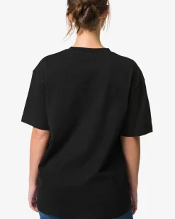 dames T-shirt Do relaxed fit zwart