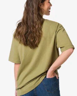 dames T-shirt Do relaxed fit groen