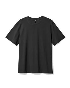 dames T-shirt Larissa regular fit zwart