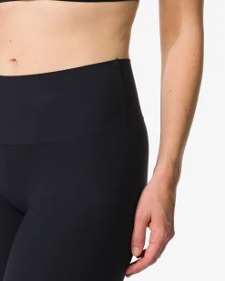 damesbiker smoothing hoge taille zwart