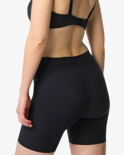 damesbiker smoothing hoge taille zwart