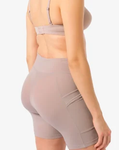 damesbikershort real lasting cotton beige