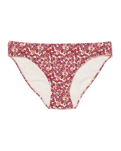 damesbikinibroekje rib bloemen multi