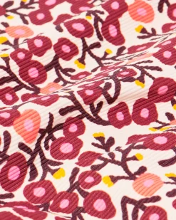 damesbikinibroekje rib bloemen multi