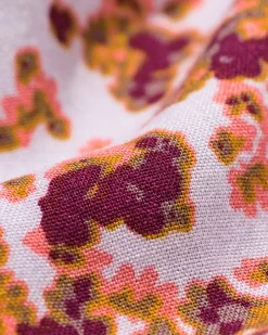 damesblouse Bobbie bloemen lila