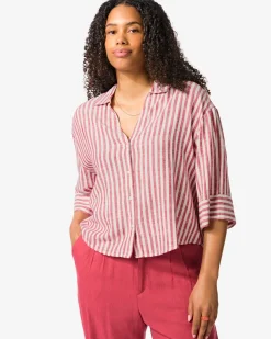 damesblouse Dawn rood
