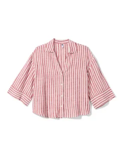 damesblouse Dawn rood