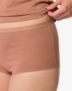 damesboxer perfect comfort katoen lichtbruin