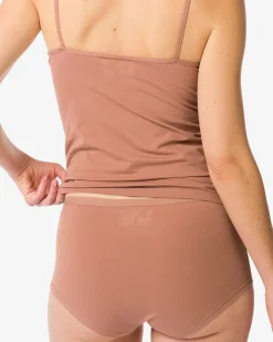 damesboxer perfect comfort katoen lichtbruin