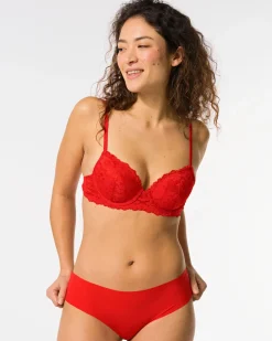 damesbrazilian micro met kant rood