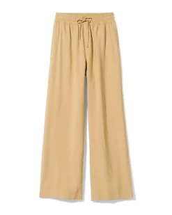 damesbroek Sarie wide leg zand