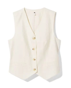 damesgilet Isla wit
