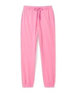 damespyjamabroek jersey roze