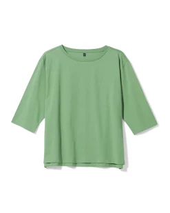damespyjamatop jersey groen