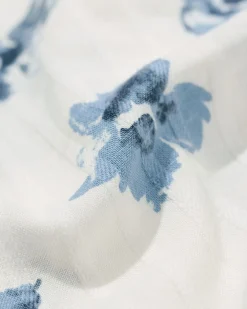 damesshort Sally wide fit seersucker bloemen multi