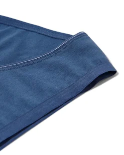damesslip katoen - 2 stuks blauw