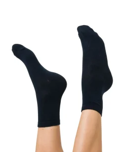 damessokken - 5 paar donkerblauw