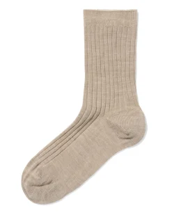 damessokken wol beige