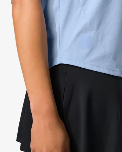 damessportshirt lichtblauw