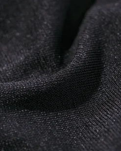damessportshirt naadloos zwart