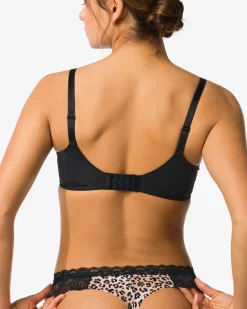 damesstring micro met kant luipaard naturel