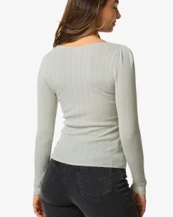 damestop Loua crinkle zand