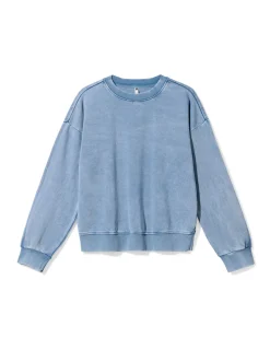 damestrui Esmee jersey relaxed fit blauw