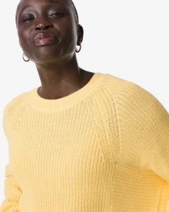 damestrui Olena fijngebreid geel