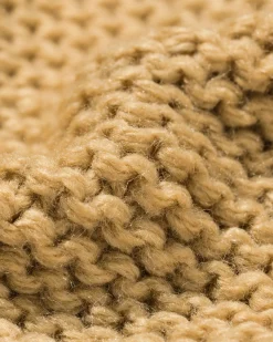 damesvest Feline fijngebreid zand