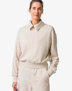 damesvest lounge creme