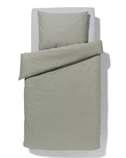 dekbedovertrek 140x200/220cm chambray groen