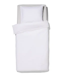 dekbedovertrek 140x200/220cm hotel katoen percal wit