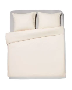 dekbedovertrek 200x200/220cm zacht katoen beige