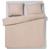 dekbedovertrek 240x200/220cm zacht katoen taupe