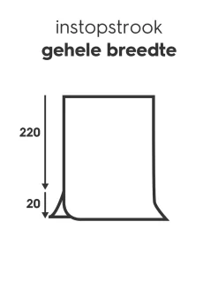 dekbedovertrek 140x200/220cm zacht katoen ijsblauw