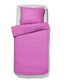 dekbedovertrek 140x200/220cm zacht katoen violet