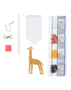 diamantcreaties sleutelhanger giraf