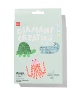 diamantcreaties stickers waterdieren - 3 stukis