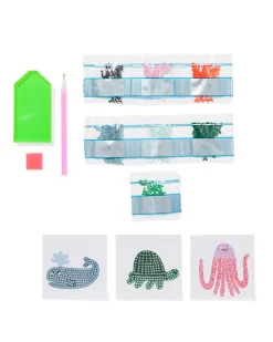 diamantcreaties stickers waterdieren - 3 stukis