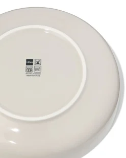 diep bord Ø22cm Knap new bone china grijs