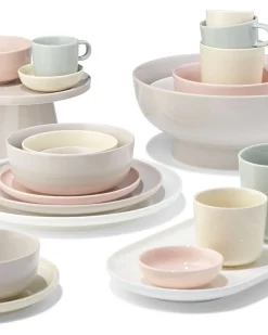 diep bord Ø22cm Knap new bone china grijs