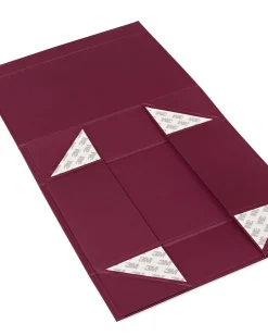 doos met magnetische deksel A5 karton donkerrood