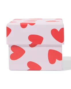 doos S 9x11x11cm karton hartjes