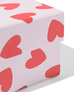 doos S 9x11x11cm karton hartjes