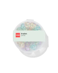 doosje kralen rond glitter